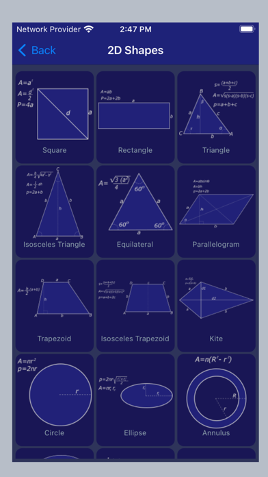 Area and Volume Calc lite Screenshot