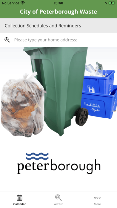 City of Peterborough Waste Screenshot