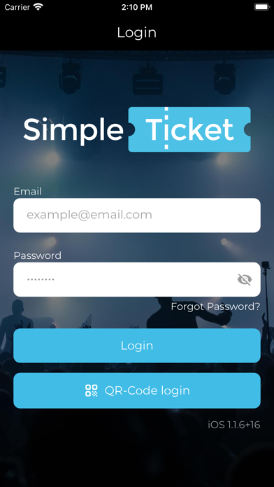 SimpleTicket Scanner Screenshot