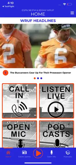 Game screenshot ESPN 98.1FM & 850AM WRUF apk