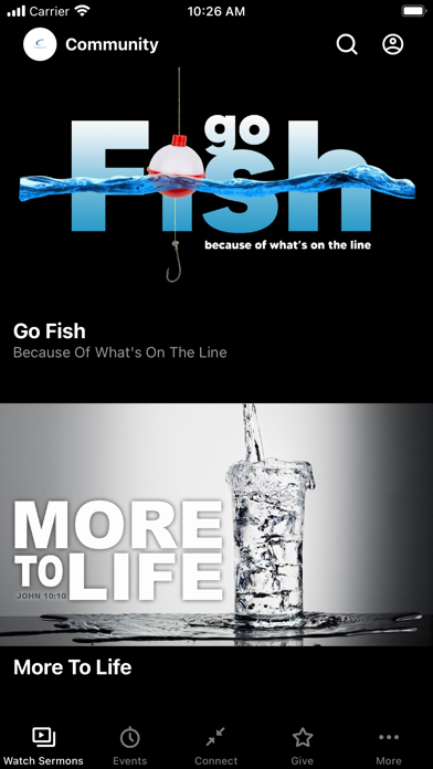 Community Bible Church app Screenshot