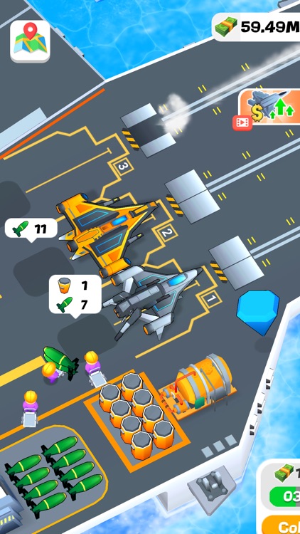Idle Aircraft Carrier screenshot-3