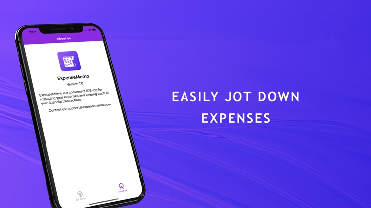ExpenseMemo-Financial notes