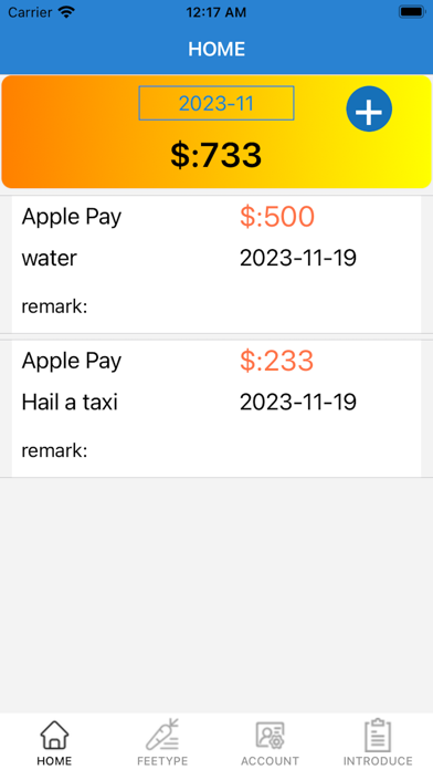 ExpenseChargeUp Screenshot