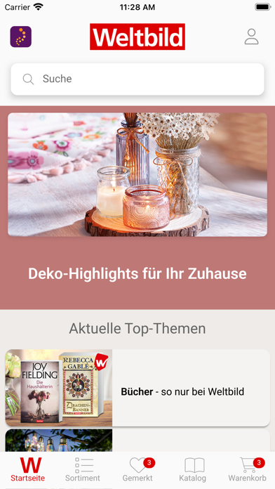 Weltbild Shopping & Katalog Screenshot 1 - AppWisp.com Weltbild Shopping & Katalog Screenshot 1 - AppWisp.com