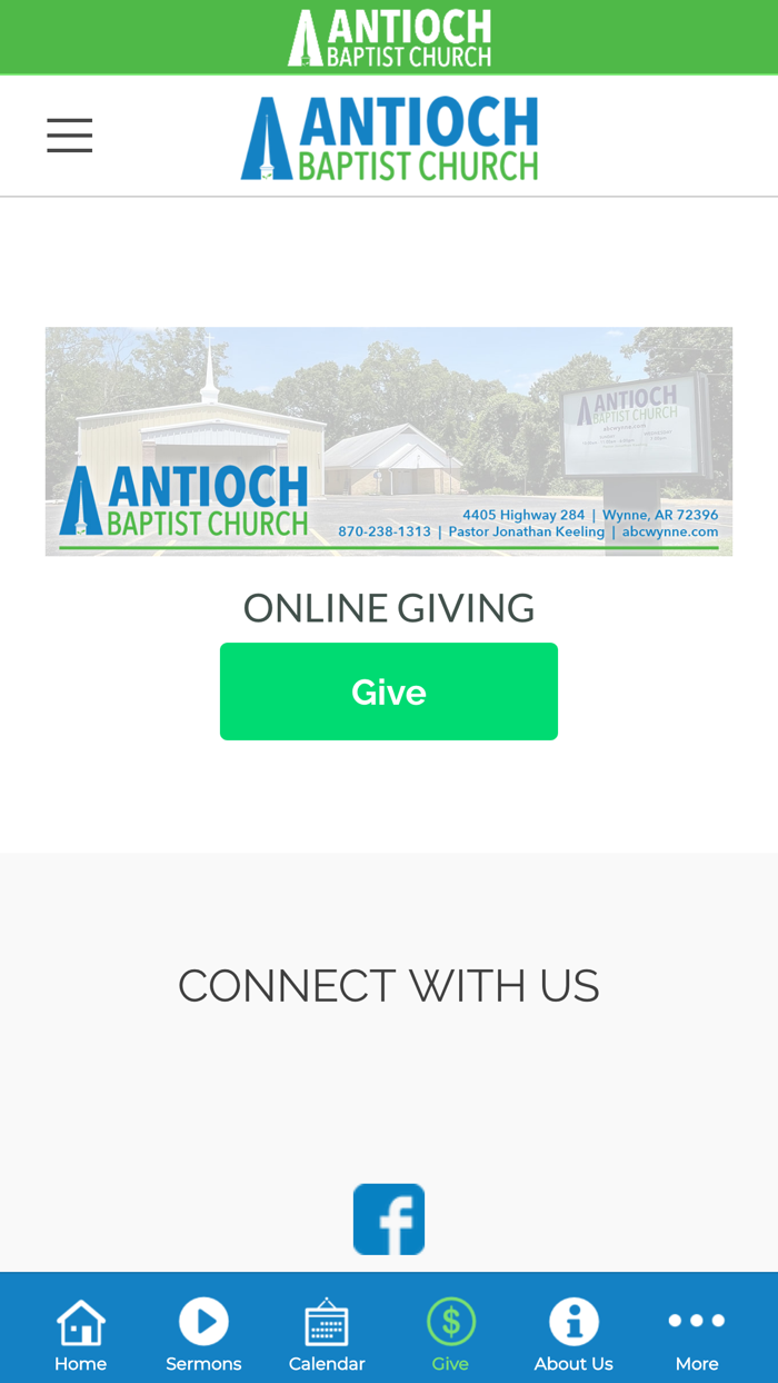 Antioch Baptist Church - Wynne