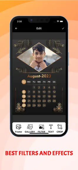 Game screenshot Calendar Photo Frame Editor hack