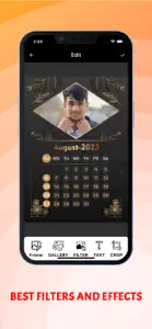 Calendar Photo Frame Editor screenshot #3 for iPhone