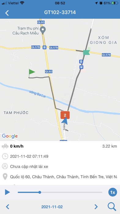 Huy Linh GPS Screenshot