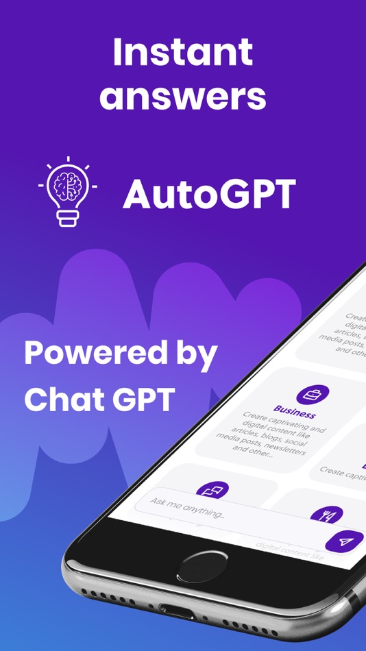 #1. AutoGPT ChatBot (iOS) By: Trendest
