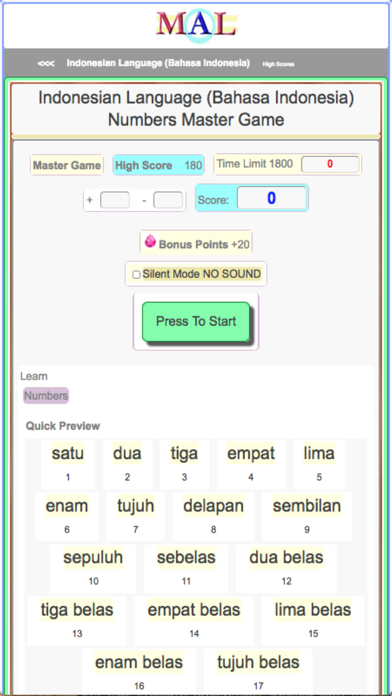 Indonesian M(A)L Screenshot