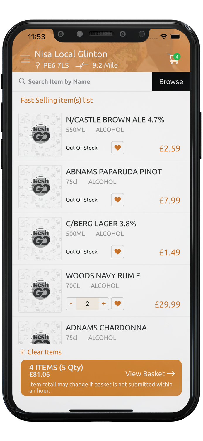 KeshGO - Home delivery service