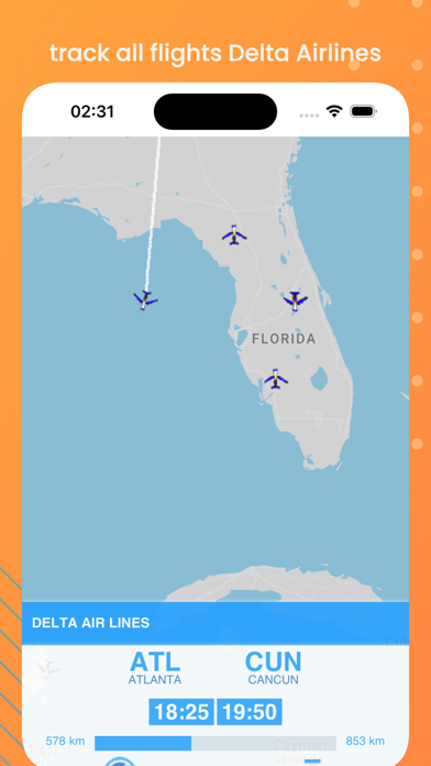 Delta Airlines Air Sonar Screenshot