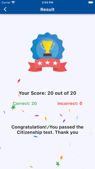 Canadian Citizenship Test Ques Screenshot