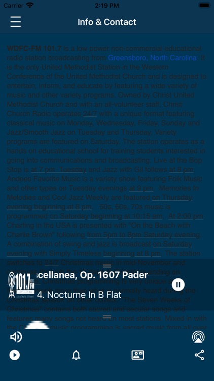 WDFC-FM  Christ Church Radio