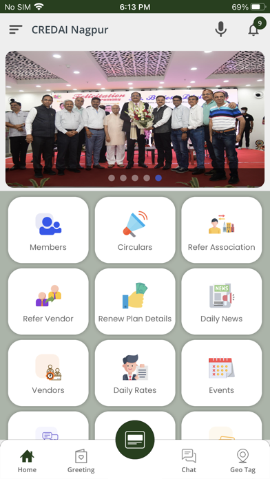 Screenshot 2 of Credai Nagpur Metro App
