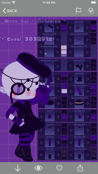 Aesthetic Gacha : Outfit Ideas Screenshot