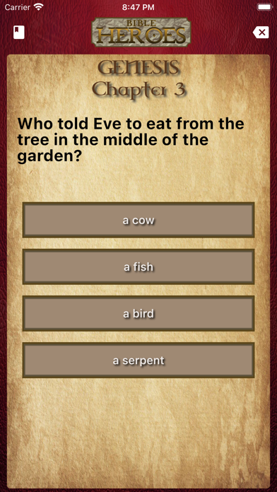 Bible Heroes Trading Card Game Screenshot