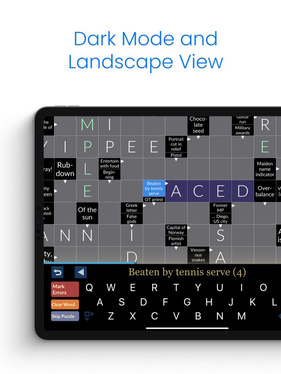 Screenshot #4 pour Clean Crosswords