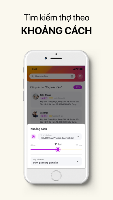 Sevi - Dịch vụ quanh ta Screenshot