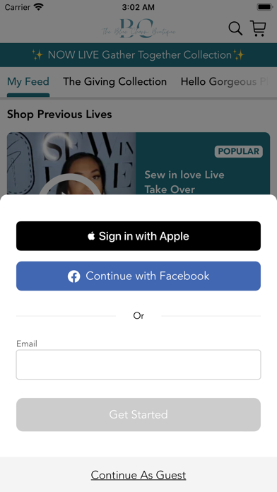 The Blue Charm Boutique Screenshot