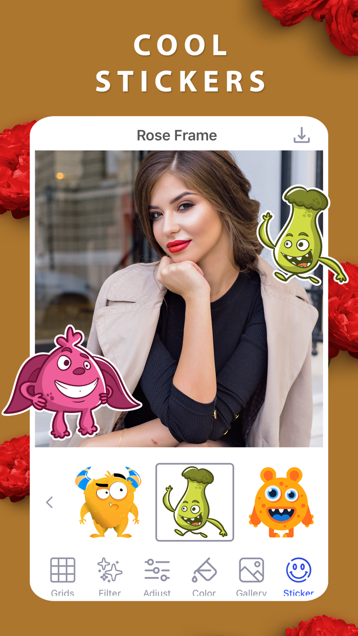 Rose Photo Frames HD