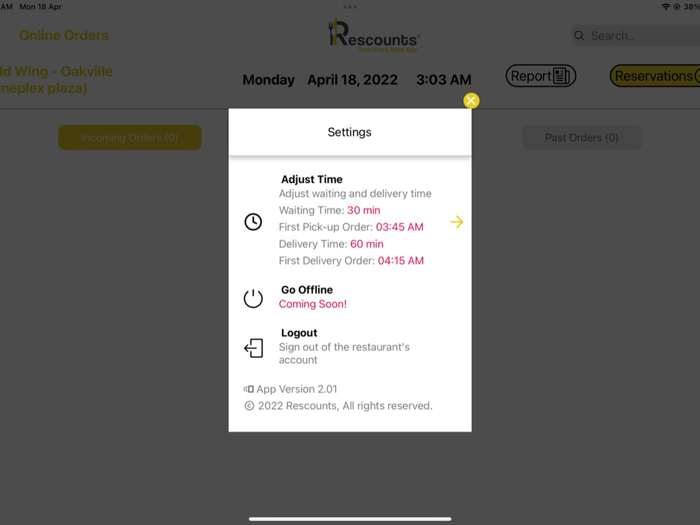 Rescounts Partner App
