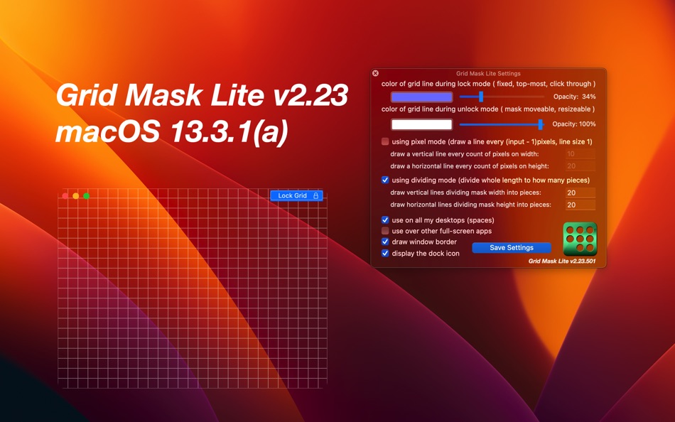 Grid Mask Lite - v2.23 - (macOS)