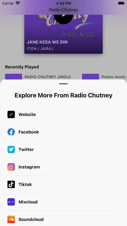 Radio Chutney App