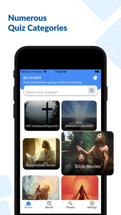 Bible Quiz - Spanish Screenshot