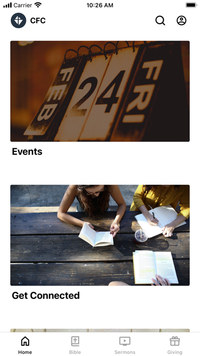 Cross Family Church Screenshot