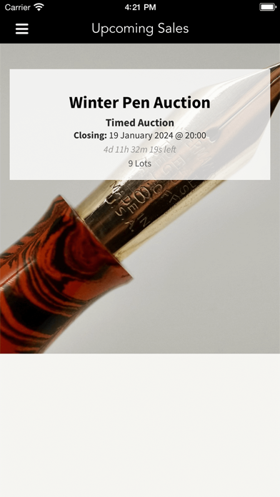 NA Pen Auctions Screenshot 3 - AppWisp.com NA Pen Auctions Screenshot 3 - AppWisp.com