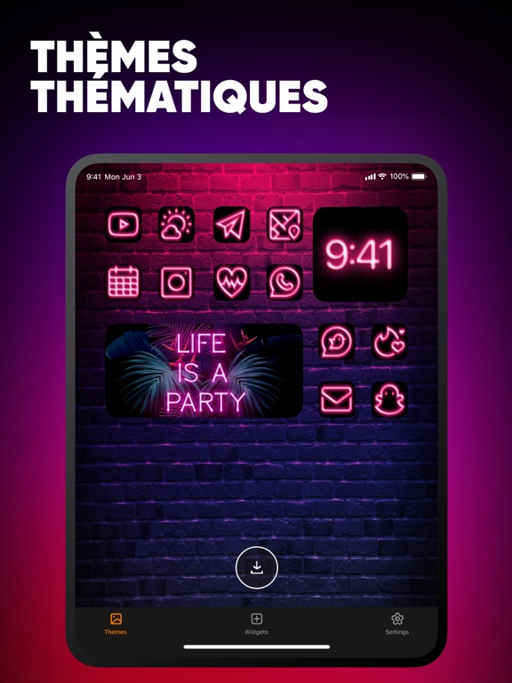 Screenshot #5 pour ThemeOn・color widgets, icons