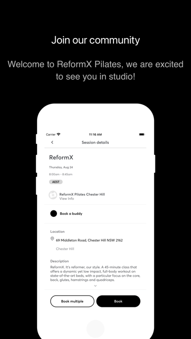 ReformX Pilates Screenshot