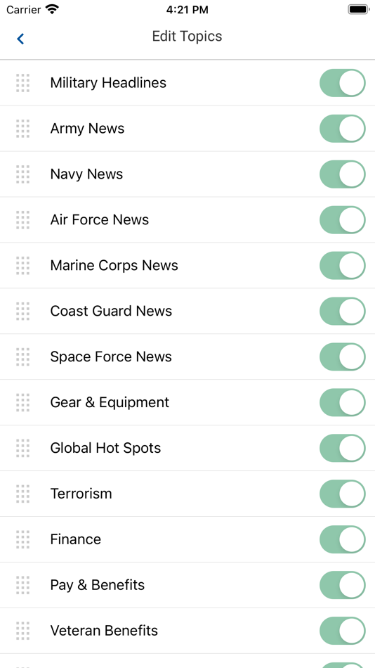 #2. Military News by Military.com (iOS) Ved: Monster Worldwide