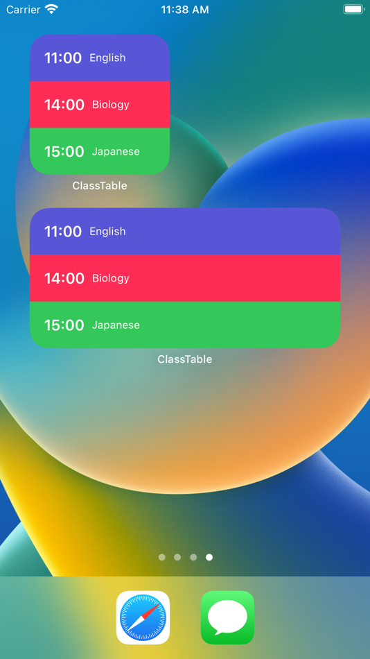 #5. Timetable ClassTable (iOS) 由: Jordan Holland