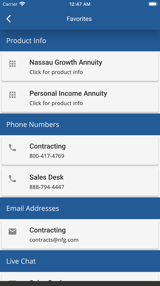 #8. Nassau Agent App (iOS) 由: Nassau Re