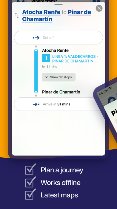 Screenshot #3 pour Madrid Metro - Map and Routes