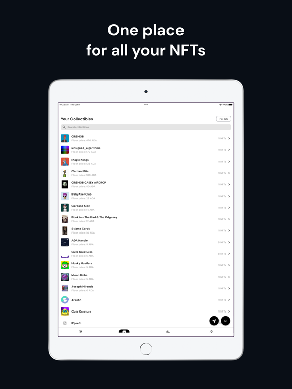 VESPR: Cardano Wallet iPad screenshot 4 - Utilities app
