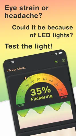 Game screenshot LED Light Flicker Meter mod apk