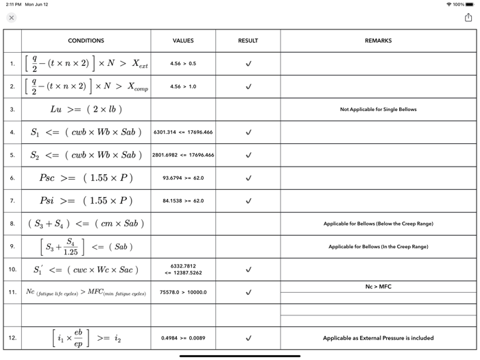 Bellows Design Software