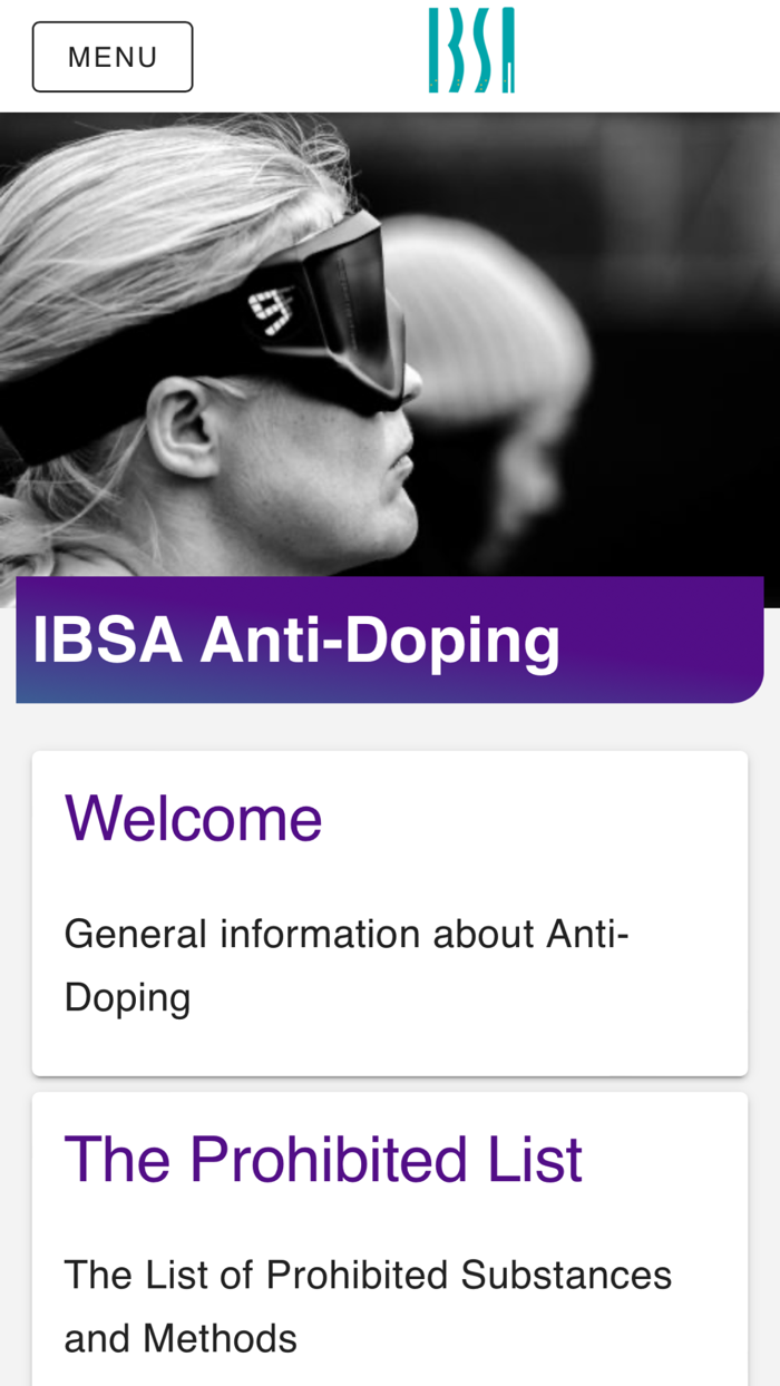 IBSA Anti Doping Information
