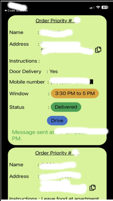 Meal Village for Drivers Screenshot
