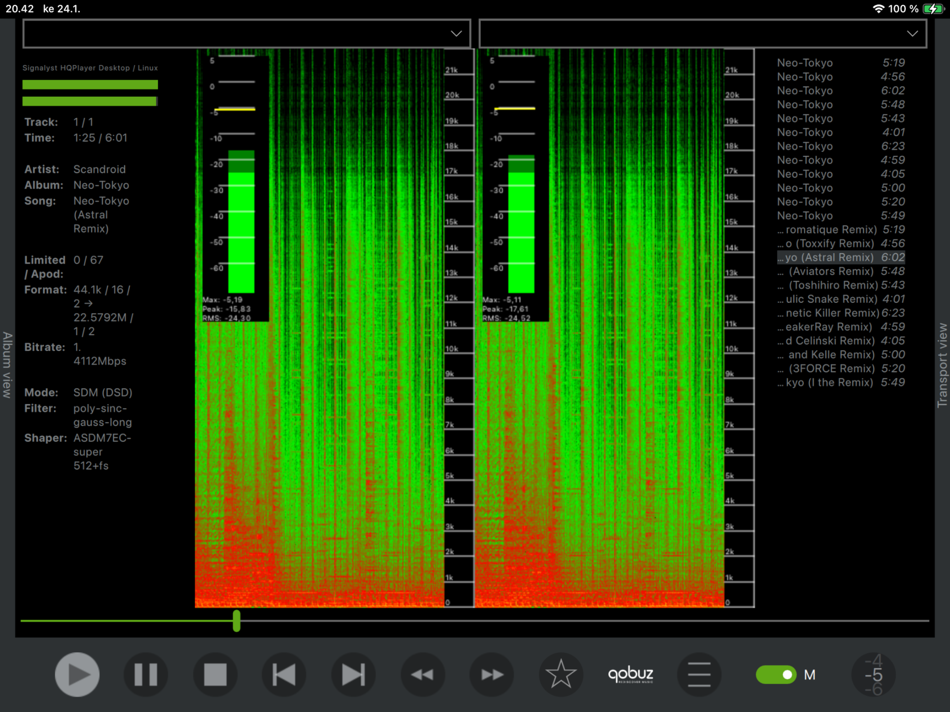 #2. Signalyst HQPlayer 5 Client (iOS) 由: Jussi Laako