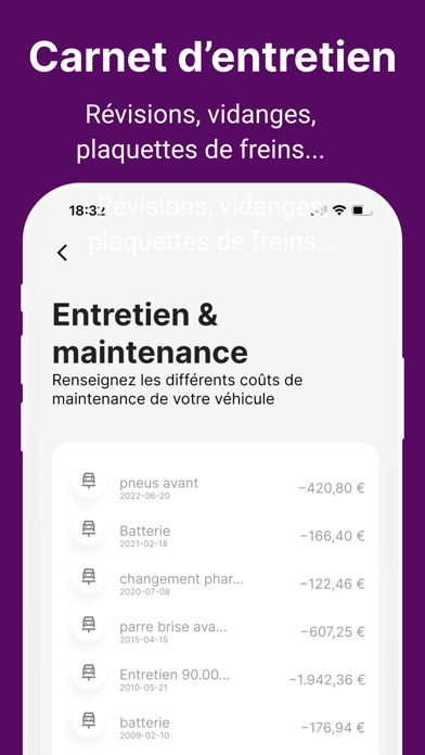 Cara7 : gérez vos véhicules Screenshot 2 - AppWisp.com