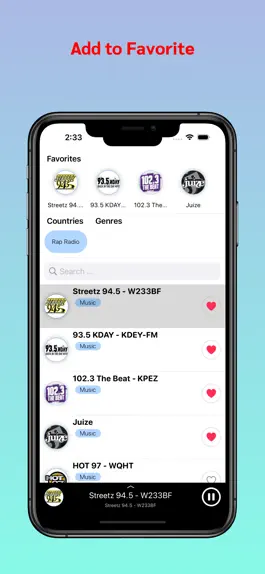 Game screenshot RAP Music Radio Stations FM AM apk