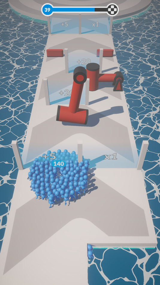 #2. Crowd Conqueror: 3D Runner (iOS) 由: Danylo Holets