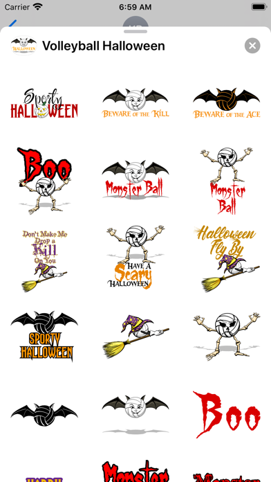 Volleyball Halloween Screenshot