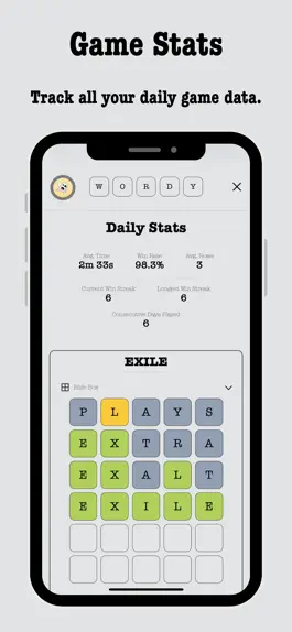 Game screenshot Wordy - Daily Word Guess apk