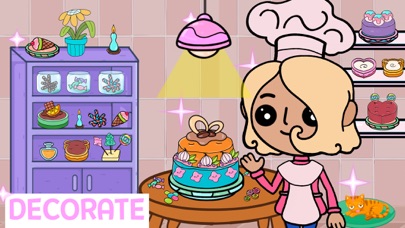 Cake and toca-Cooking World Screenshot